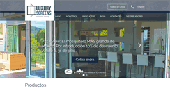 Desktop Screenshot of luxuryscreens.com